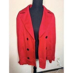 Portrait NWT Red Blazer Jacket Coat Women’s Size XL Career Office Work